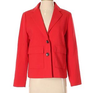 NWT Chico's Chinese Red Two-Button Modern Blazer Size 0 (XS/S)